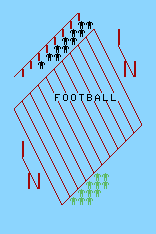 American Football title screen for Arcadia 2001